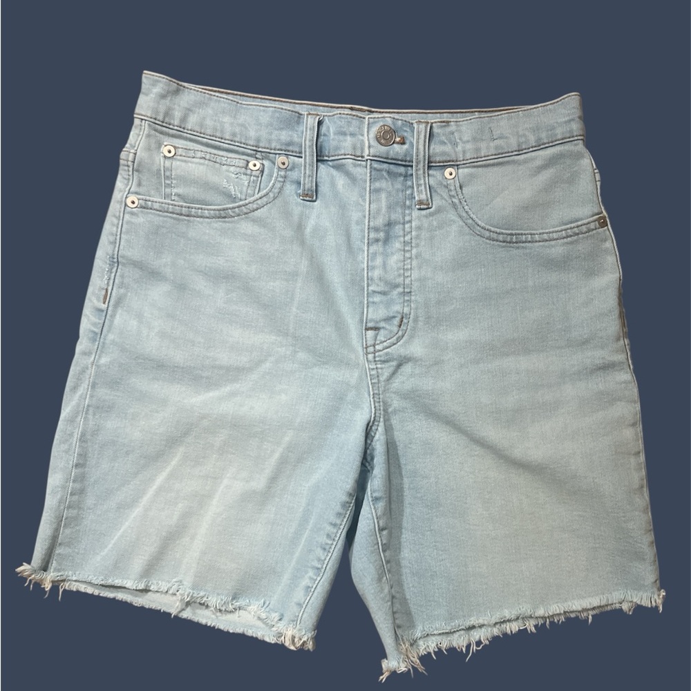 Madewell Light Blue Jean Shorts